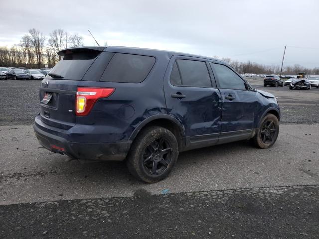 1FM5K8AR9DGA68768 - 2013 FORD EXPLORER POLICE INTERCEPTOR BLUE photo 3