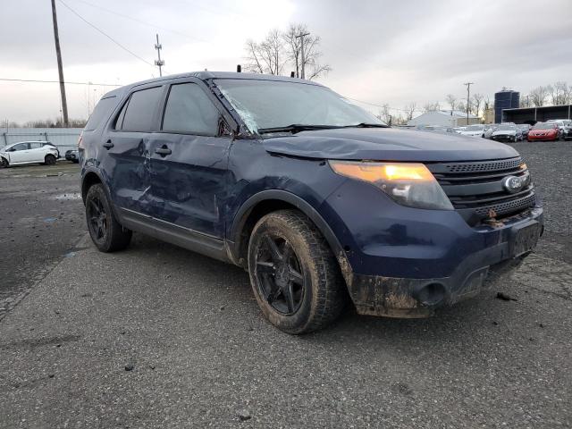 1FM5K8AR9DGA68768 - 2013 FORD EXPLORER POLICE INTERCEPTOR BLUE photo 4