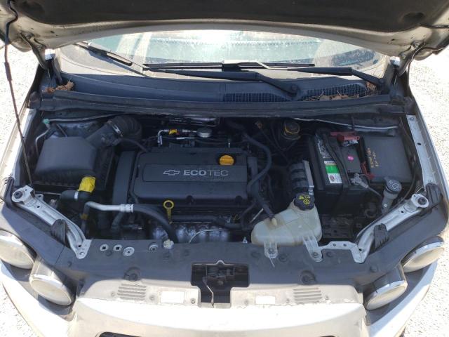 1G1JC6SG0D4109722 - 2013 CHEVROLET SONIC LT 银色 照片 11
