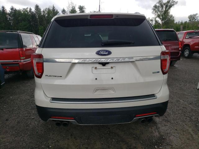 1FM5K8HT0JGB48702 - 2018 FORD EXPLORER PLATINUM WHITE photo 6