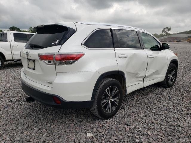 5TDKKRFH3GS170820 - 2016 TOYOTA HIGHLANDER XLE 白色 照片 3