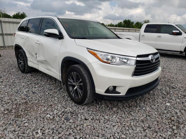 5TDKKRFH3GS170820 - 2016 TOYOTA HIGHLANDER XLE 白色 照片 4
