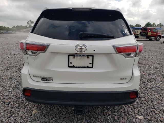 5TDKKRFH3GS170820 - 2016 TOYOTA HIGHLANDER XLE 白色 照片 6