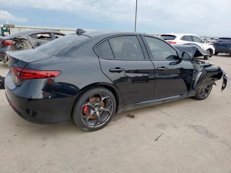 ZARFAMBN7M7643889 - 2021 ALFA ROMEO GIULIA TI Noir photo 3
