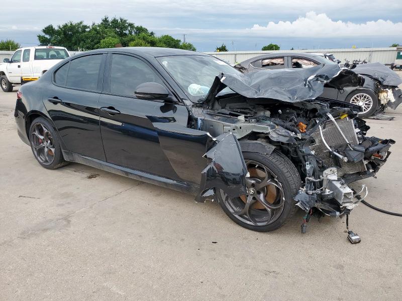 ZARFAMBN7M7643889 - 2021 ALFA ROMEO GIULIA TI Noir photo 4