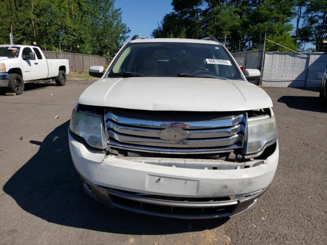 1FMDK05W99GA05786 - 2009 FORD TAURUS X SEL WHITE photo 5