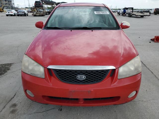 KNAFE161465284890 - 2006 KIA SPECTRA5 RED photo 5