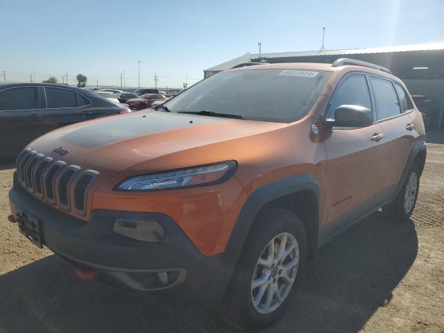 1C4PJMBB8GW343535 - 2016 JEEP CHEROKEE TRAILHAWK ORANGE photo 1