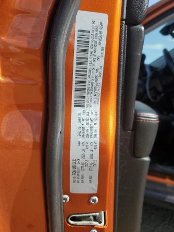 1C4PJMBB8GW343535 - 2016 JEEP CHEROKEE TRAILHAWK ORANGE photo 12