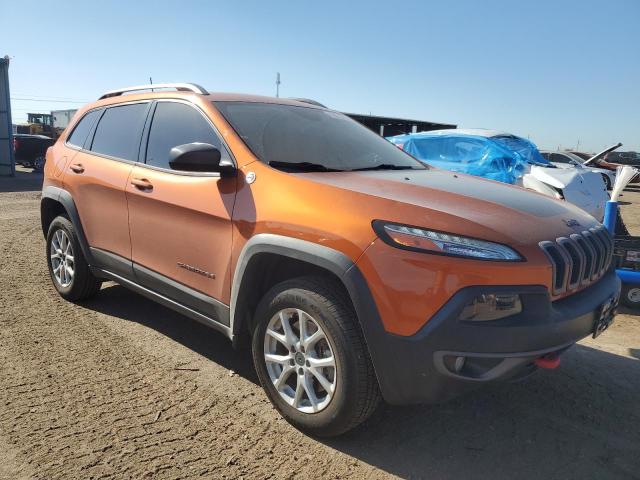 1C4PJMBB8GW343535 - 2016 JEEP CHEROKEE TRAILHAWK ORANGE photo 4
