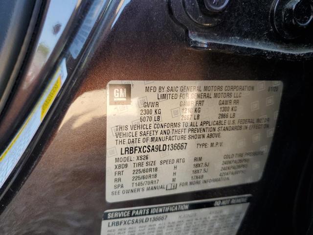 LRBFXCSA9LD136667 - 2020 BUICK ENVISION ESSENCE Grafit fotoğraf 14