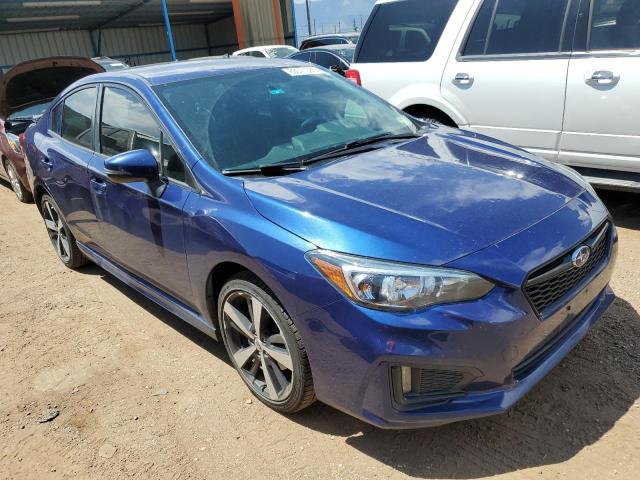 4S3GKAK66H3615551 - 2017 SUBARU IMPREZA SPORT BLUE photo 4