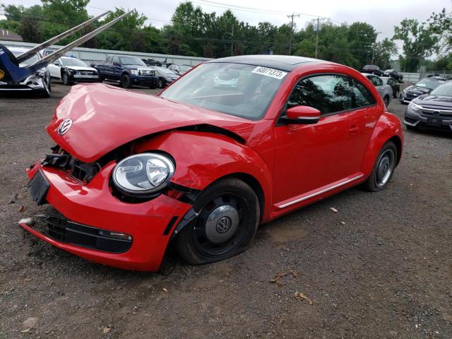 3VWJP7AT0CM634389 - 2012 VOLKSWAGEN BEETLE RED photo 1