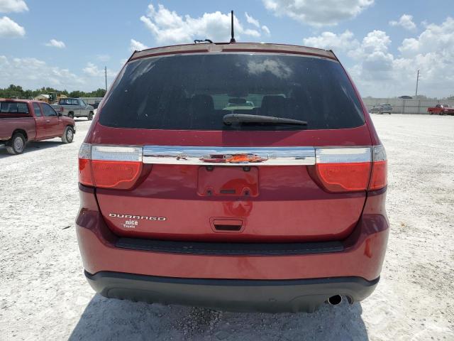 1C4RDHAG9DC558956 - 2013 DODGE DURANGO SXT RED photo 6