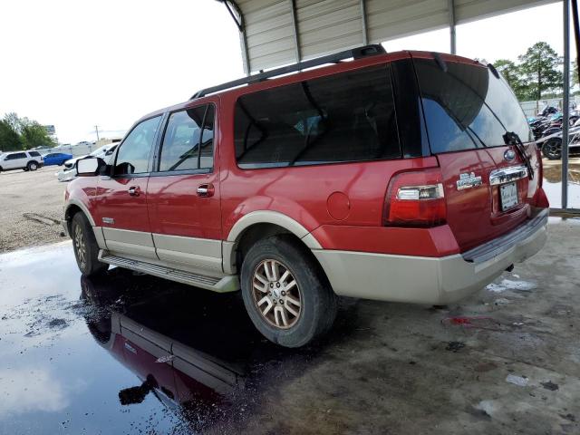 1FMFK17527LA09007 - 2007 FORD EXPEDITION EL EDDIE BAUER RED photo 2