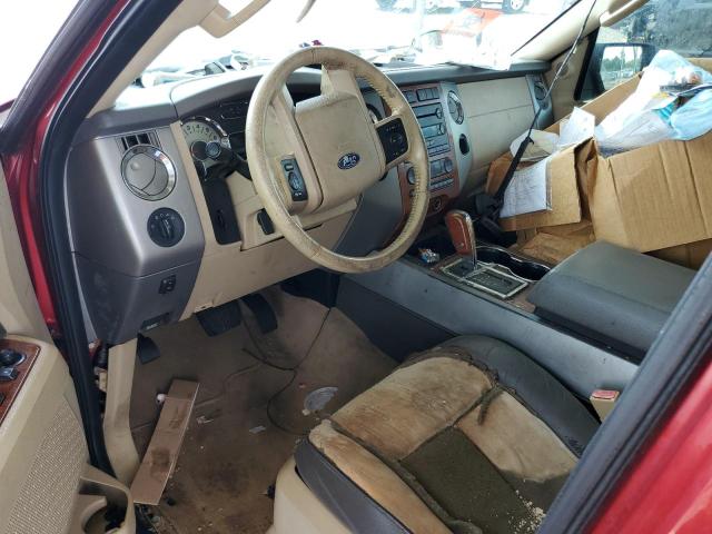 1FMFK17527LA09007 - 2007 FORD EXPEDITION EL EDDIE BAUER RED photo 8