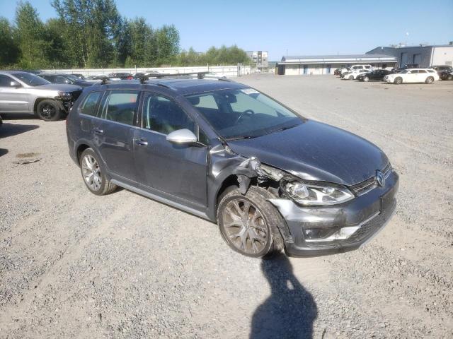 3VWH17AU8HM521550 - 2017 VOLKSWAGEN GOLF ALLTR S GRAY photo 4