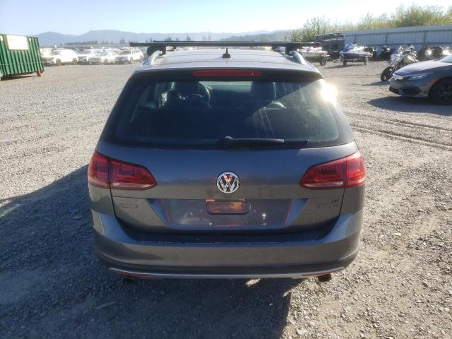 3VWH17AU8HM521550 - 2017 VOLKSWAGEN GOLF ALLTR S GRAY photo 6