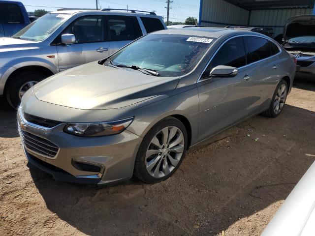 1G1ZE5SX6JF156907 - 2018 CHEVROLET MALIBU PREMIER TAN photo 1