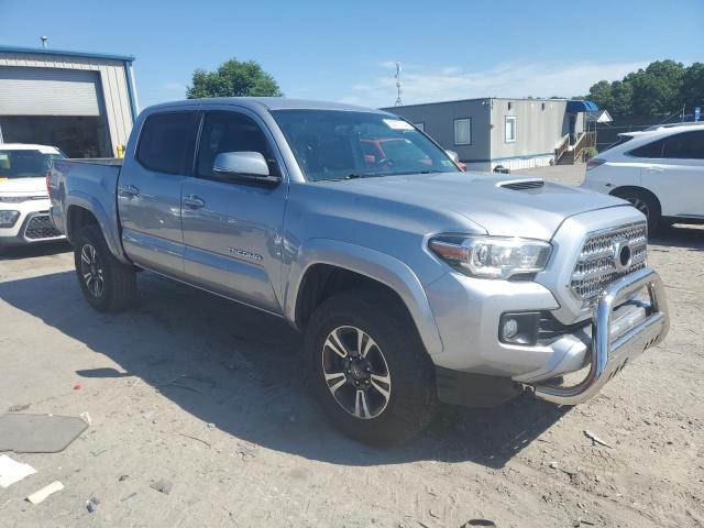 5TFCZ5AN0GX006196 - 2016 TOYOTA TACOMA DOUBLE CAB SILVER photo 4