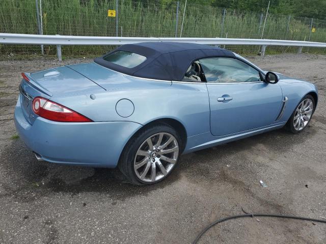 SAJWA44B875B09236 - 2007 JAGUAR XK BLUE photo 3