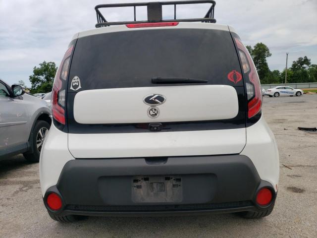 KNDJP3A5XE7055467 - 2014 KIA SOUL + WHITE photo 6