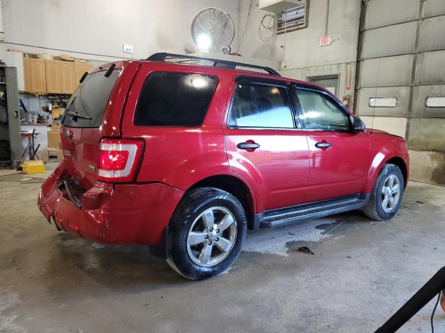 1FMCU9DG6AKA77826 - 2010 FORD ESCAPE XLT RED photo 3