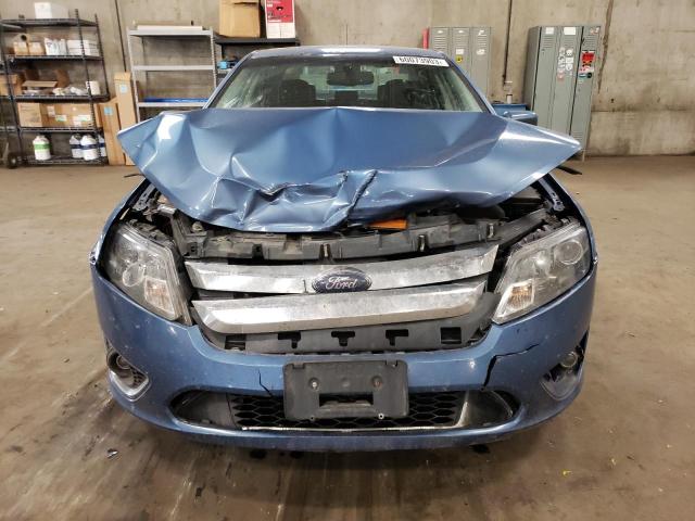 3FAHP0DC3AR240217 - 2010 FORD FUSION SPORT BLUE photo 5