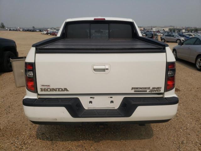 5FPYK1F59CB501178 - 2012 HONDA RIDGELINE RTL WHITE photo 6