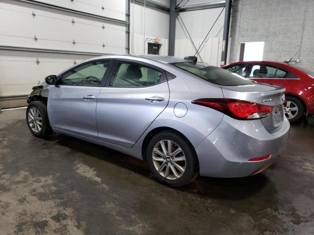 5NPDH4AE5GH689915 - 2016 HYUNDAI ELANTRA SE SILVER photo 2