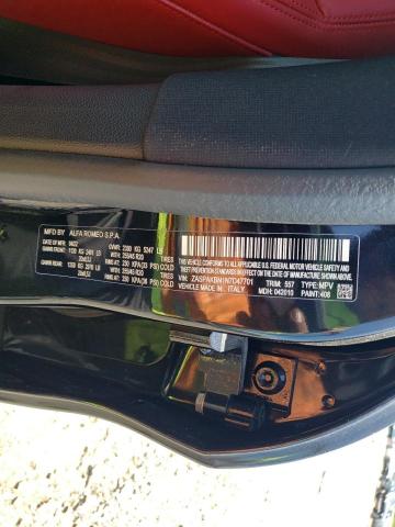 ZASPAKBN1N7D47701 - 2022 ALFA ROMEO STELVIO TI BLACK photo 13