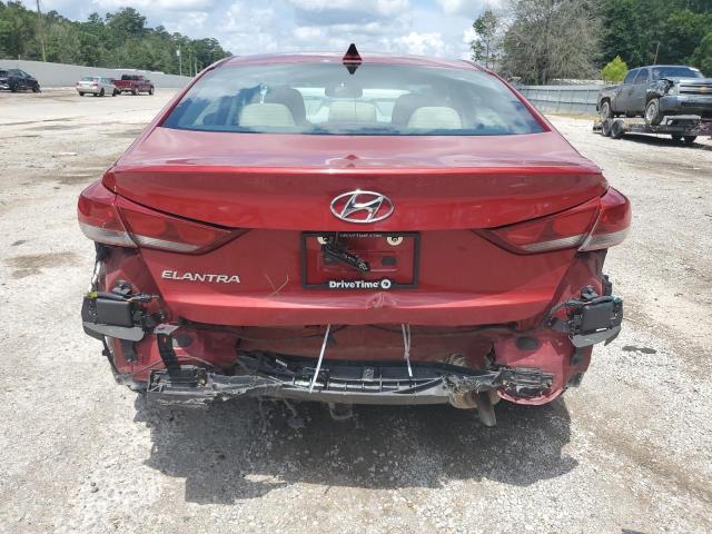 KMHD84LF3HU248325 - 2017 HYUNDAI ELANTRA SE RED photo 6