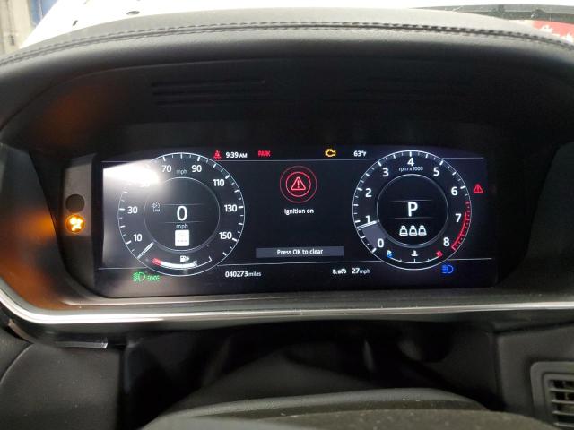 SALWR2RV7KA843693 - 2019 LAND ROVER RANGE ROVE HSE WHITE photo 9