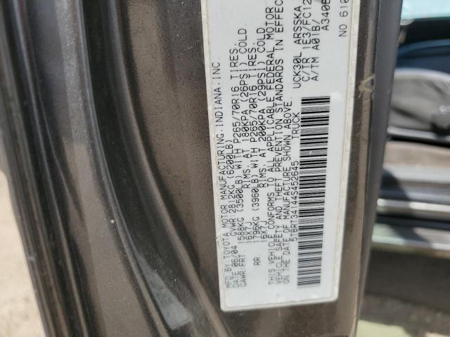 5TBRT34144S452645 - 2004 TOYOTA TUNDRA ACCESS CAB SR5 GRAY photo 12