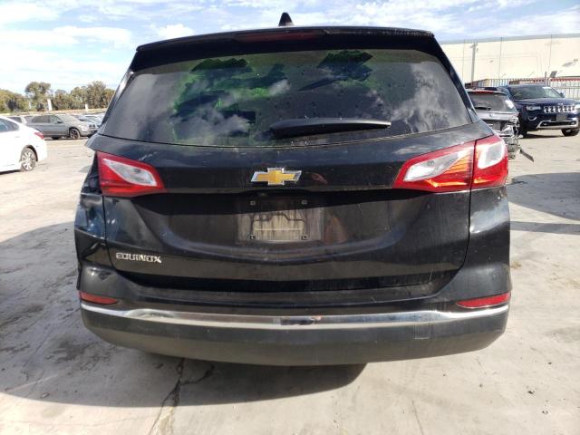 2GNAXJEV1J6241771 - 2018 CHEVROLET EQUINOX LT BLACK photo 6