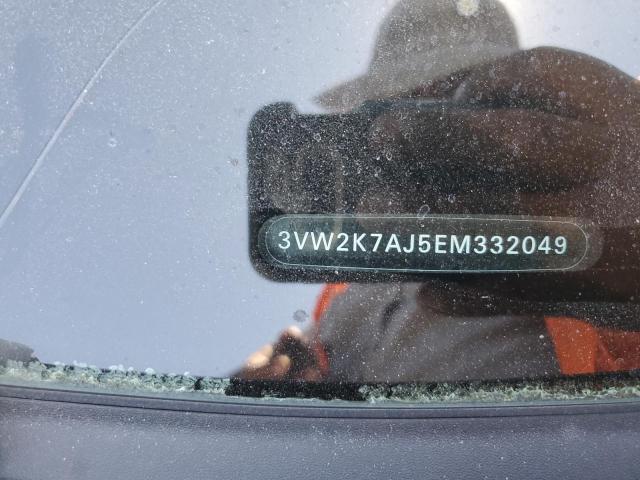 3VW2K7AJ5EM332049 - 2014 VOLKSWAGEN JETTA BASE 黑色 照片 12