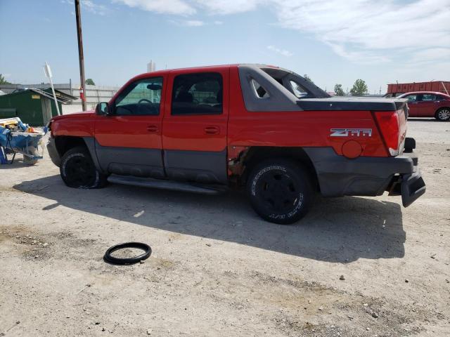 3GNEC13T93G220981 - 2003 CHEVROLET AVALANCHE C1500 RED photo 2