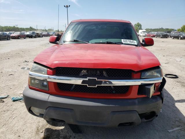 3GNEC13T93G220981 - 2003 CHEVROLET AVALANCHE C1500 RED photo 5