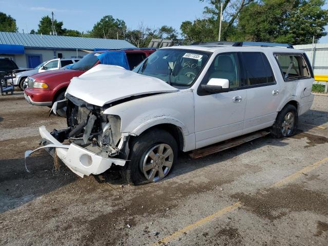 1FMFK20559LA12549 - 2009 FORD EXPEDITION EL LIMITED WHITE photo 1