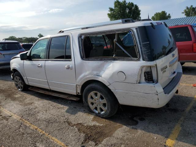 1FMFK20559LA12549 - 2009 FORD EXPEDITION EL LIMITED WHITE photo 2