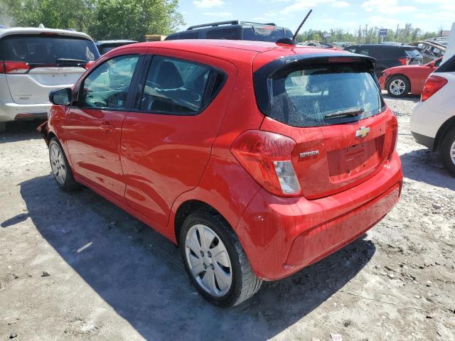 KL8CB6SA8HC703090 - 2017 CHEVROLET SPARK LS RED photo 2