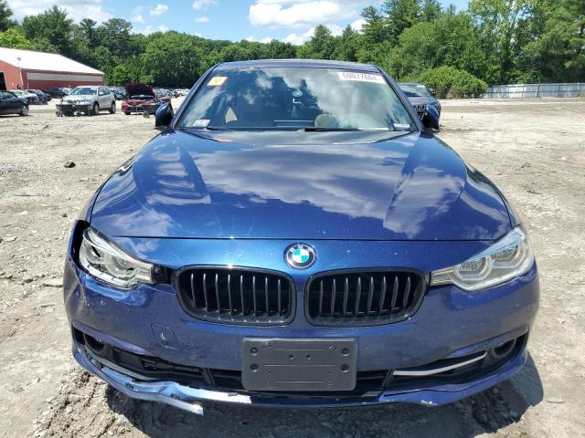 WBA8D9C58JA615486 - 2018 BMW 330 XI BLUE photo 5