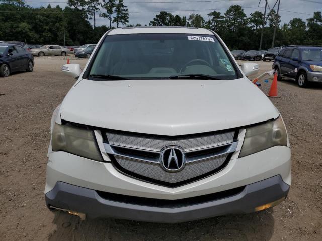 2HNYD28649H504436 - 2009 ACURA MDX TECHNOLOGY WHITE photo 5