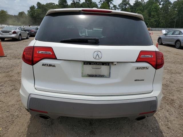 2HNYD28649H504436 - 2009 ACURA MDX TECHNOLOGY WHITE photo 6