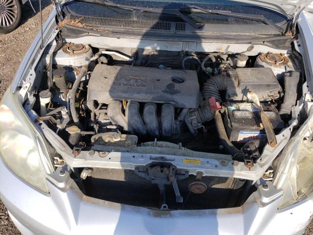 2T1KR32E25C488485 - 2005 TOYOTA MATRIX XR SILVER photo 11