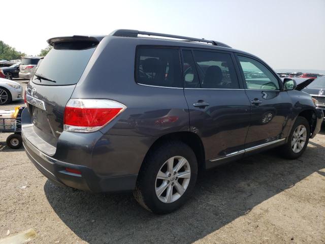 5TDBK3EH8DS211145 - 2013 TOYOTA HIGHLANDER BASE GRAY photo 3