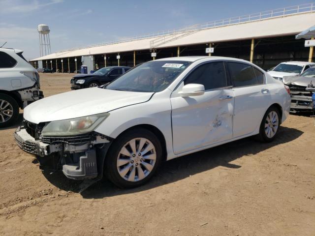 1HGCR3F87DA008552 - 2013 HONDA ACCORD EXL WHITE photo 1