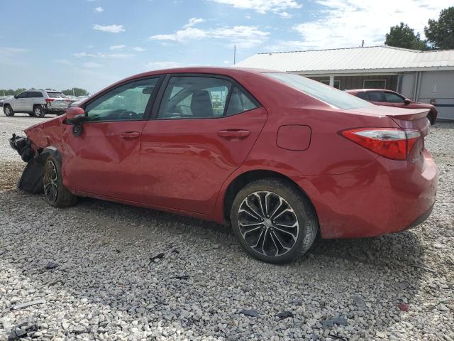 5YFBURHE6GP417995 - 2016 TOYOTA COROLLA L RED photo 2