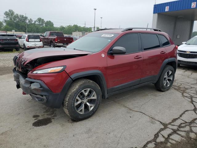 1C4PJMBS5GW337708 - 2016 JEEP CHEROKEE TRAILHAWK RED photo 1