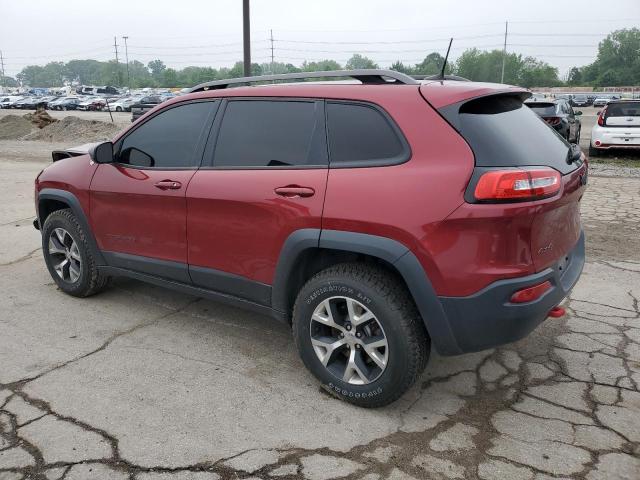 1C4PJMBS5GW337708 - 2016 JEEP CHEROKEE TRAILHAWK RED photo 2
